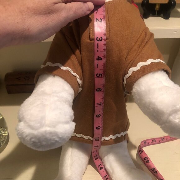 Martha Stewart Pets Gingebread Man Outfit Clothing for Dog Size Large - Picture 5 of 11